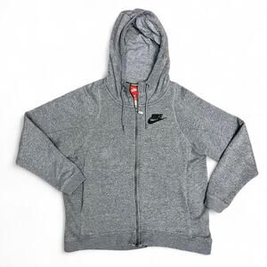 Nike Grey full zip hoodie Size Medium (Mens)